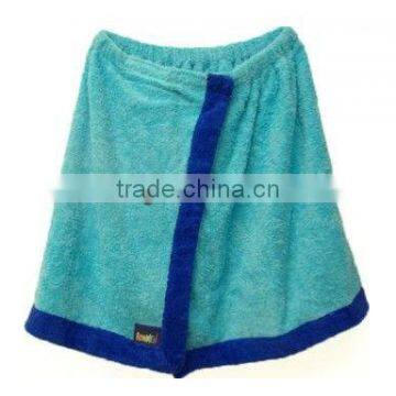 Cotton Terry Cloth Girl's Bath Wraps