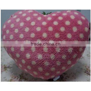2014 Xinbo Heart Shape dots print Comfort Soft Cushion Cover