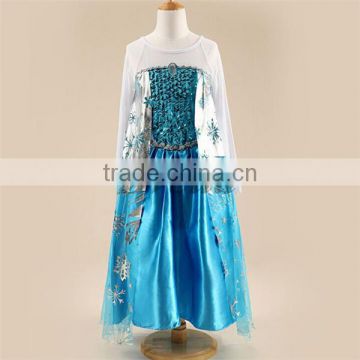 Wholesale party dress Frozen Elsa dress Frozen cosplay dress