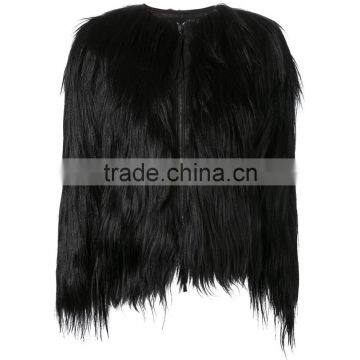 SJ504-01 Wholesale Guangzhou Garment for Women Fashion Real Fur Winter Coats