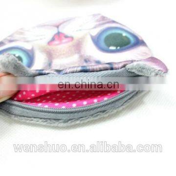 Fashion Cute Cat Face Coin Purses For Teens photo-5