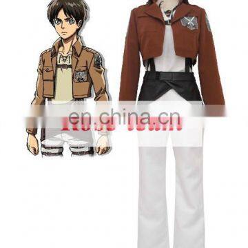 Fantasia Anime Lolita Dress-Attack on Titan Eren Jaeger Trainee Class Uniform Cosplay Costume Attack on Titan Costume Halloween