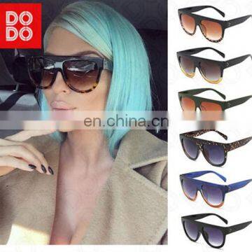 Shadow Shield Flat Top Oversized Women Ladies Men Fashion Designer Sunglasses ASD024