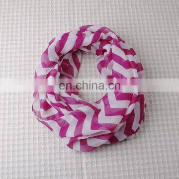 Stripe Keep Warm Korean New Style Silk Scarf
