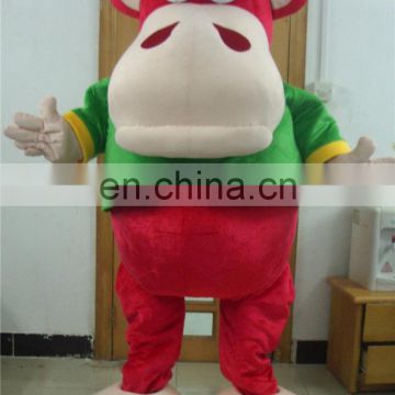 2016 What's up? Funny Professional cartoon character hippo costume