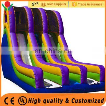 Cheap inflatable yard decorations ,UK bouncy slide ,18ft inflatable slide for sale