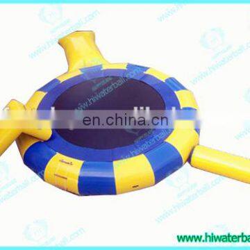 Best price inflatable trampoline on water ,inflatable jumping platform,water park floating