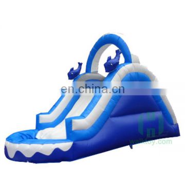 Dolphin type giant inflatable water slide for water park