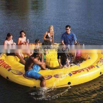 Funny yellow modelar aquatic Inflatable Water Game