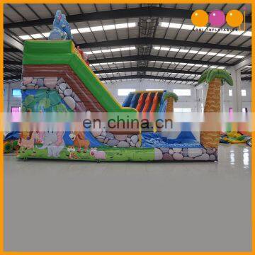 Play Equirment Mini Safari Water Slide Park With Pool for Kids