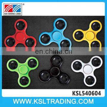 Hot items plastic anti stress toys finger spinner wholesale