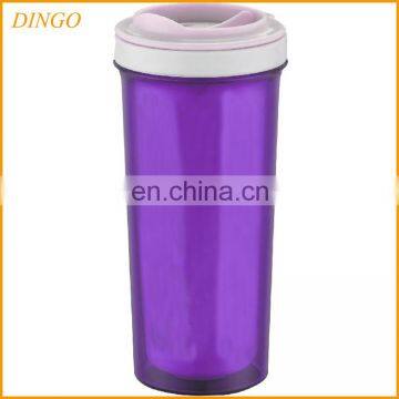 promotional acrylic plastic coffee cup/mug with paper insert