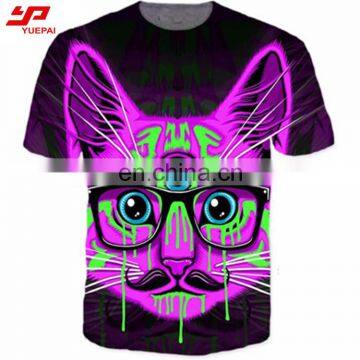 Wholesale 100% cotton sublimation digital printing popular design custom your own logo t shirts