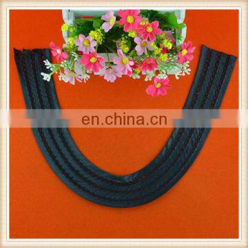 Fancy neckpieces garments neckline designs of kurtis Satin fabric make neckline ,neck trims