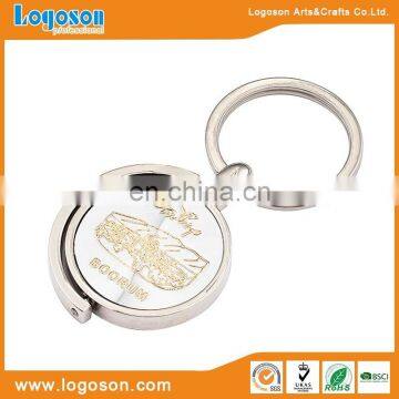 Round Shape High Quality Spinning Keychain photo-6