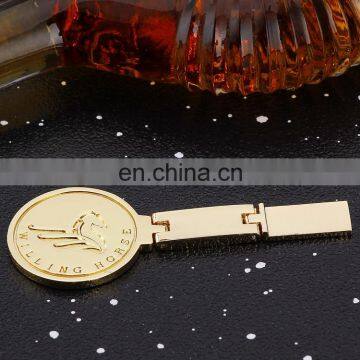 Custom Metal Simple Logo Plating Gold Computer Accessory photo-4