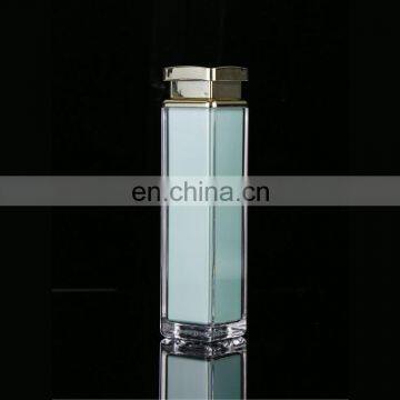 Custom design plexiglass acrylic plastic cosmetic quality goods packaging bottle
