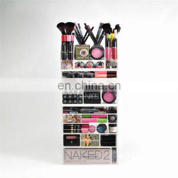 cosmetic display box Acrylic Makeup Organizer 8 Drawer plus Storage Modular Tray