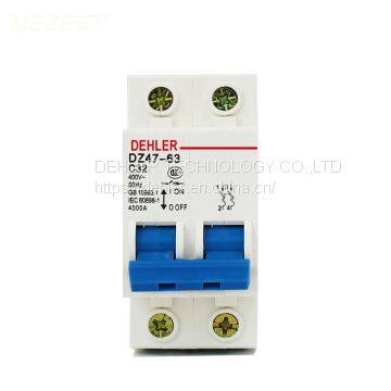 Dz47-63 C32 2p Miniature Circuit Breakers Household Air Switchcircuit Breaker Household Switch photo-5