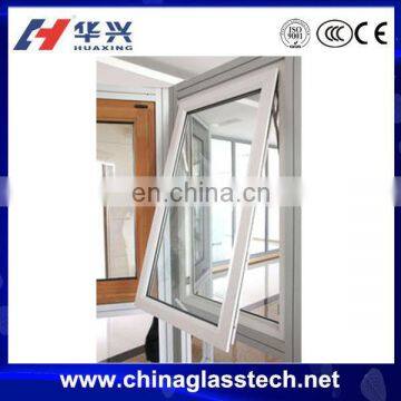 CE approved top hung upvc window