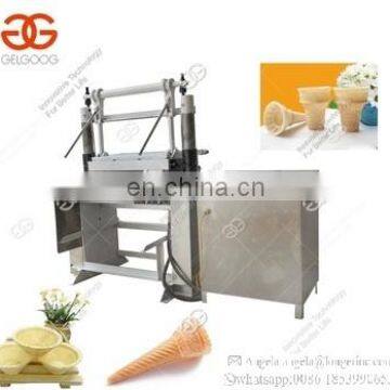 Industrial Semi Automatic Gas Heating Soft Wafer Bowl Making Machines Sugar Waffer Kono Pizza Cono Ice Cream Cone Maker Machine