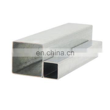 25x75mm 30x60mm Light weight ERW greenhouse pre galvanized rectangular steel pipe