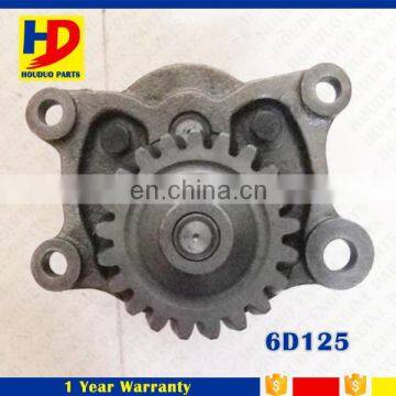 6D125 Oil Pump 6151511005 Excavator Spare Parts