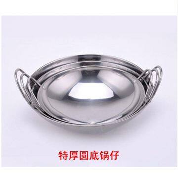 Cheap Stainless Steel Wok Fire Pot Set Soup Pot Steamer Double Layers Triple Layers Cooking Pot Multi-function photo-3