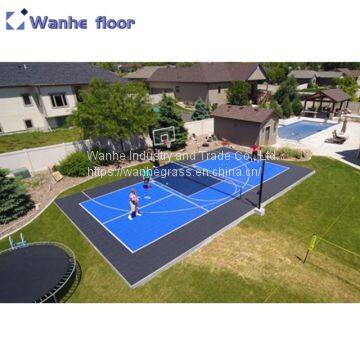 High Quality PP Plastic Sports Court Indoor Basketball Field Flooring for Sale photo-3