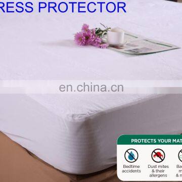 100%Waterproof  Polyester Knitting Fabric Mattress Encasement Zipper Style