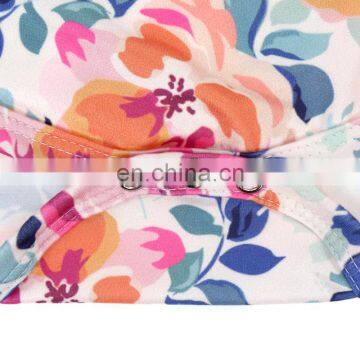 2019 New Arrival Boutique Floral Flower Printed Flutter Sleeve Wholesale Price Baby Jumpsuit photo-6