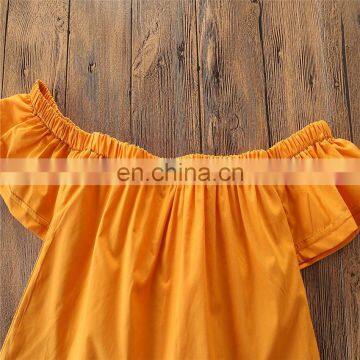 Girls Summer Outfit Toddler Yellow Tops + Black Pants Set Spring Summer Clothing for 1-6T photo-6