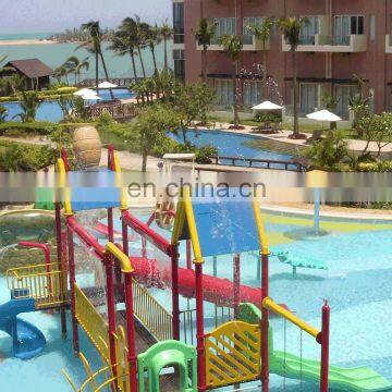 Outdoor playground equipment fiberglass water park slides for sale