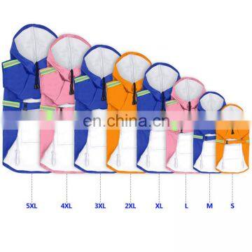 New Wholesale Snowproof and Reflective Big Dog Raincoat Outdoor Waterproof Clothes photo-4