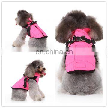 New Zipper Solid Warm Padded Dog Vest Jackets Winter Pet Clothes photo-5