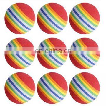 Оптовая продажа маленьких цветных эластичных тихих интерактивных мячей-игрушек для кошек из EVA диаметром 35 мм photo-6