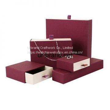 Display Gift Pendant Bracelet Ring Art Paper Boxes Necklace Box Jewelry Set Packing