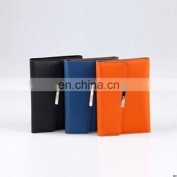 4000mAh 8000mAh Leather Notebook Power Bank Rechargeable Notebook with LED Display