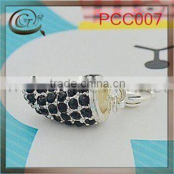 fashion black diamond chili pendant