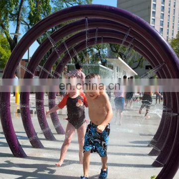 Summer Park Water Play Feature Waterfall Artificial Mushroom For Splash Pads