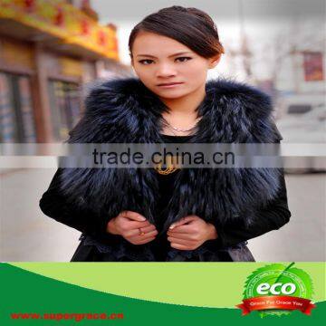 Factory Wholesale Female Elegant Fashionable Leather Clothing