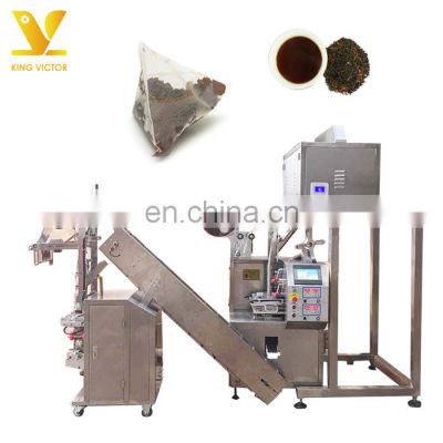 KV High Efficient automatic vertical pyramid tea bag packing machine