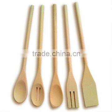 12inch wooden flatware set