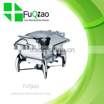 Low Prize Stainless Steel Round Roll Top Buffet Chafing Dish for Hotel photo-6