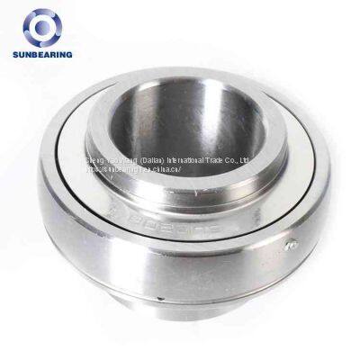 UC213 Pillow Block Bearing Silver 65*120*65.1mm Stainless Steel GCR15 SUNBEARING