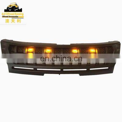 Auto Accessories Modified High  Front Bumper grille Auto Grille WITH LED  For Triton L200 2019 2020