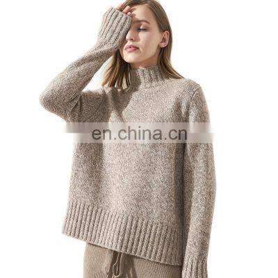 Эрдос. Шерстяной свитер из Cashmere для женщин, свитер с воротником на всю грудь большого размера photo-4