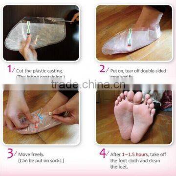 New Natural Silk Herble Collagen Soften Exfoliating Foot Mask