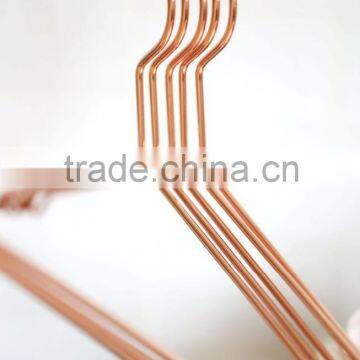 Coat Copper Hanger Shirt Rose Gold Metal Hanger Metal Wire Coat Hangers Quality Choice photo-3