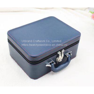 Double-layer Password Jewelry Storage Box Pendant Ring Earring Bracelet Display Portable Pearl Treasure Box photo-5